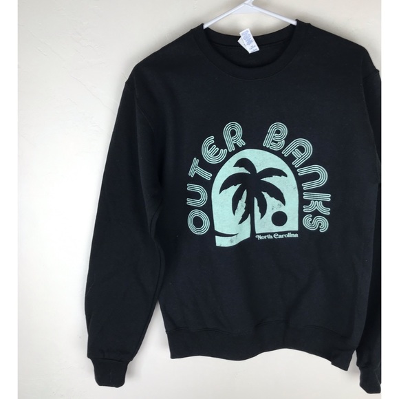 NEW Outerbanks North Carolina Black Crewneck - Picture 4 of 5